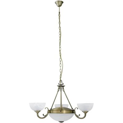 Rabalux Model 8543 Závěsná lampa s bronzem a sklem Riso - Stropní svítidlo Rabalux Model 8543 Závěsná lampa s bronzem a sklem Riso - Stropní svítidlo