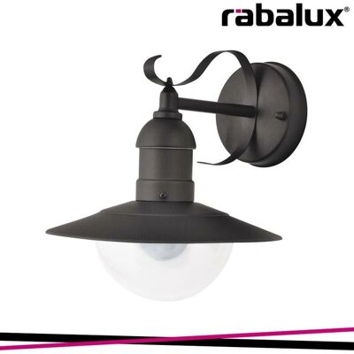 Rabalux Oslo Kültéri fali lámpa - Fekete, IP44 Rabalux Oslo Kültéri fali lámpa - Fekete, IP44