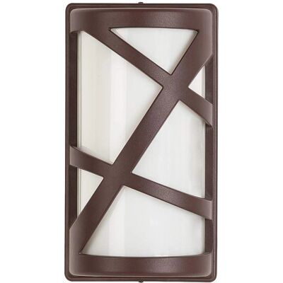 Lámpara de pared exterior Rabalux Durango - IP54 Metal y plástico Marrón Lámpara de pared exterior Rabalux Durango - IP54 Metal y plástico Marrón