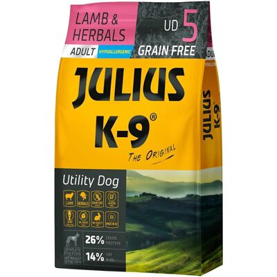 Julius K-9 Jagnięcina i Zioła Bez Zbóż dla Dorosłych - 10 kg Julius K-9 Jagnięcina i Zioła Bez Zbóż dla Dorosłych - 10 kg
