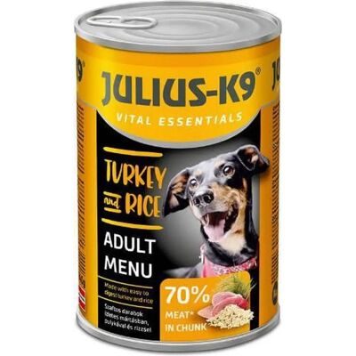 Julius K-9 Vital Essentials Adult Truthahn & Reis - Hundefutter Julius K-9 Vital Essentials Adult Truthahn & Reis - Hundefutter