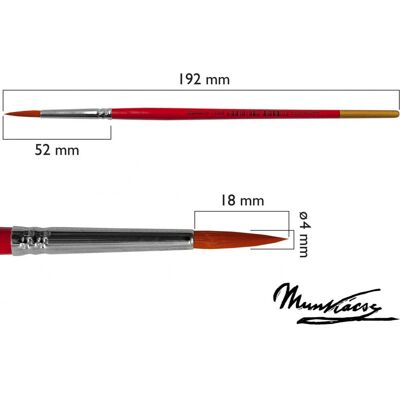 Arthobby Munkácsy Festőecset, Hegyes, Szintetikus, Arany - Ecset Arthobby Munkácsy Festőecset, Hegyes, Szintetikus, Arany - Ecset