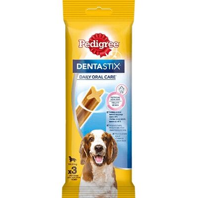 Przysmaki dla psów Pedigree - DentaStix dla psów średniej wielkości Przysmaki dla psów Pedigree - DentaStix dla psów średniej wielkości