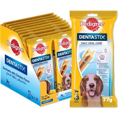 Pedigree DentaStix - Zahnsnack für Hunde, mittlere Rassen Pedigree DentaStix - Zahnsnack für Hunde, mittlere Rassen