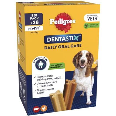 Pedigree DentaStix Medium Dogs - Dental Chews - 112 pcs Pedigree DentaStix Medium Dogs - Dental Chews - 112 pcs