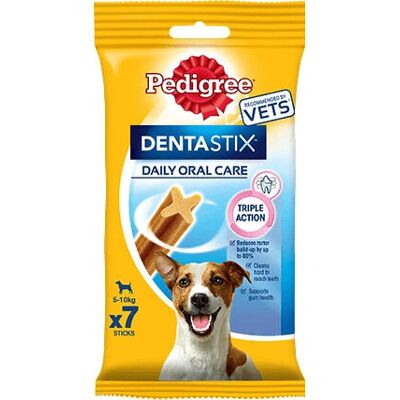 Pedigree DentaStix Mały 110 g Przysmaki dla psów z wołowiną i kurczakiem - Przysmaki dla psów Pedigree DentaStix Mały 110 g Przysmaki dla psów z wołowiną i kurczakiem - Przysmaki dla psów