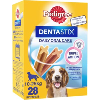 Pedigree DentaStix pour Chiens Moyens - Snack Dentaire - Publicité Pedigree DentaStix pour Chiens Moyens - Snack Dentaire - Publicité