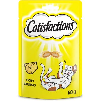 Snack per Gatti Catisfactions - Gusto Formaggio - 60g Snack per Gatti Catisfactions - Gusto Formaggio - 60g