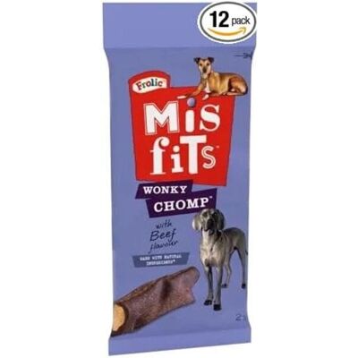 Misfits - Wonky Chomp - Liver - Medium - Dog Treats Misfits - Wonky Chomp - Liver - Medium - Dog Treats