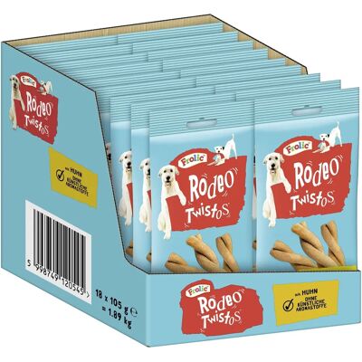 FROLIC Rodeo Twistos - Petisco de frango para cães FROLIC Rodeo Twistos - Petisco de frango para cães
