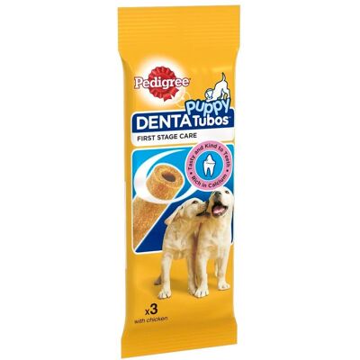 Pedigree Pedigree Denta Tubo Puppy Treats - Puppy treats, Denta Tubo, 3 sticks, 18 packs Pedigree Pedigree Denta Tubo Puppy Treats - Puppy treats, Denta Tubo, 3 sticks, 18 packs