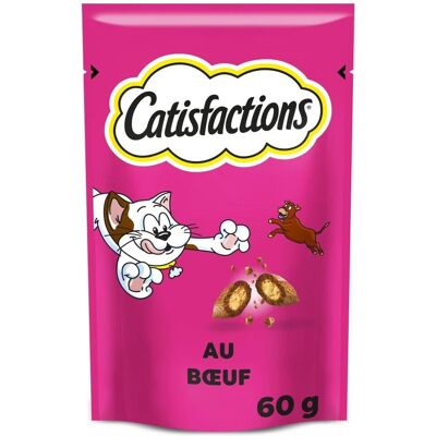 CATISFACTIONS Nötköttsgodis - Knapriga & Mjuka - 6x60g CATISFACTIONS Nötköttsgodis - Knapriga & Mjuka - 6x60g