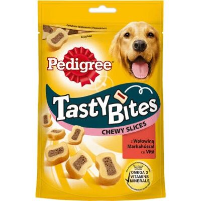 Przysmaki do żucia Pedigree z wołowiną 155g - Przysmaki dla psów Przysmaki do żucia Pedigree z wołowiną 155g - Przysmaki dla psów