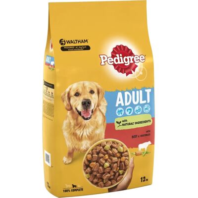 Pedigree Complete Adult Beef and Veg 12kg Pedigree Complete Adult Beef and Veg 12kg
