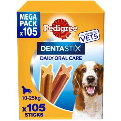 Pedigree DentaStix Medium Dog Treats - Dog Treats Pedigree DentaStix Medium Dog Treats - Dog Treats