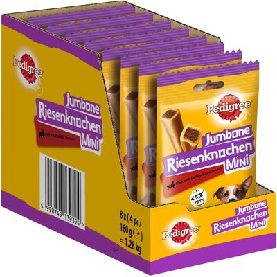 Pedigree Hunde Snack Jumbone Riesenknochen Mini mit Rind & Geflügel - Hundesnack Pedigree Hunde Snack Jumbone Riesenknochen Mini mit Rind & Geflügel - Hundesnack