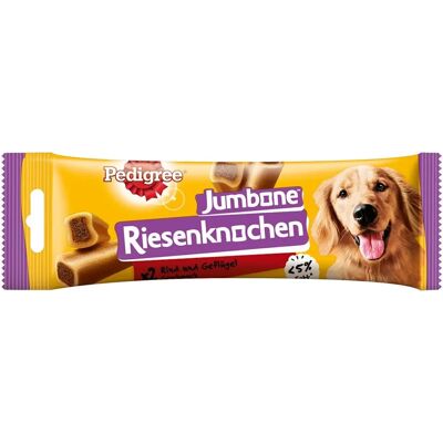 Przysmaki Pedigree dla psów - Jumbone Średnie Wołowina 180g - Przysmaki dla psów Przysmaki Pedigree dla psów - Jumbone Średnie Wołowina 180g - Przysmaki dla psów