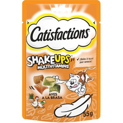 Catisfactions Kattsnacks med Fågel & Skaldjur - Knapriga & Mjuka Catisfactions Kattsnacks med Fågel & Skaldjur - Knapriga & Mjuka