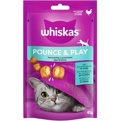 Przysmaki dla kotów Whiskas Pounce & Play - Kurczak Przysmaki dla kotów Whiskas Pounce & Play - Kurczak