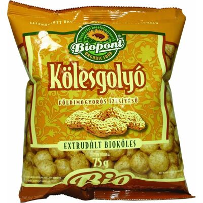 BIO PONT Bezglutenowe chipsy z prosa z orzechami ziemnymi BIO PONT Bezglutenowe chipsy z prosa z orzechami ziemnymi