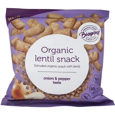 BIO PONT Linsenchips mit Zwiebel und Paprika - Lentil Chips BIO PONT Linsenchips mit Zwiebel und Paprika - Lentil Chips