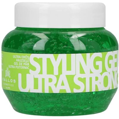 Kallos Cosmetics Ultra Strong Hair Gel - 275 ml - Hair Gel for Women Kallos Cosmetics Ultra Strong Hair Gel - 275 ml - Hair Gel for Women