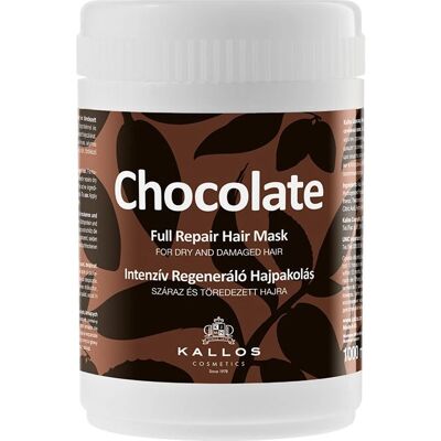 Kallos Cosmetics Schokoladen Vollreparatur Haarmaske - 1000ml für Frauen Kallos Cosmetics Schokoladen Vollreparatur Haarmaske - 1000ml für Frauen
