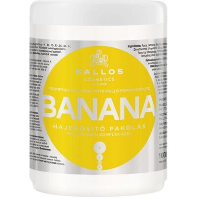 Kallos Maschera Capillare alla Banana - Nutriente, 1000ml Kallos Maschera Capillare alla Banana - Nutriente, 1000ml
