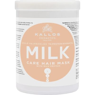 Kallos Cosmetics Maschera Capillare al Latte - Idratante, 1L Kallos Cosmetics Maschera Capillare al Latte - Idratante, 1L