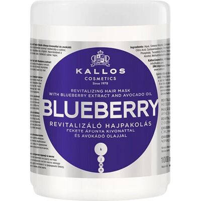 Kallos Blaubeer Haarmaske - Revitalisierende Haarpflege - 1L Kallos Blaubeer Haarmaske - Revitalisierende Haarpflege - 1L