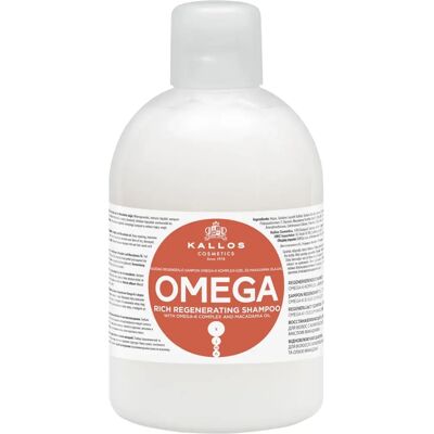 Kallos Cosmetics Omega Shampoo - Hair Care for Regeneration & Hydration Kallos Cosmetics Omega Shampoo - Hair Care for Regeneration & Hydration