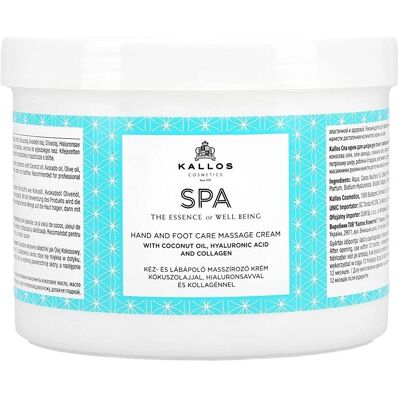 Kallos Cosmetics Kokos Massagecreme - Körper & Fußpflege 500ml Kallos Cosmetics Kokos Massagecreme - Körper & Fußpflege 500ml