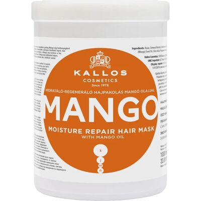 Kallos Mango Hair Mask - Hydration & Strengthening - 1000ml Kallos Mango Hair Mask - Hydration & Strengthening - 1000ml