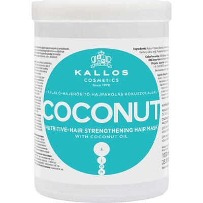 Kallos KJMN Kokosnuss Nährende Haarmaske - 1000ml Kallos KJMN Kokosnuss Nährende Haarmaske - 1000ml