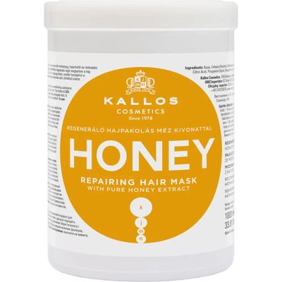 Kallos Honig Haarmaske - Regenerierende, 1000ml - Haarmaske Kallos Honig Haarmaske - Regenerierende, 1000ml - Haarmaske