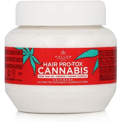 Kallos Hair Pro-Tox Cannabis Haarmaske - Nährend & Regenerierend 275 ml Kallos Hair Pro-Tox Cannabis Haarmaske - Nährend & Regenerierend 275 ml