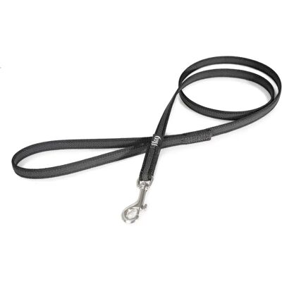 Laisse Julius-K9 Modèle 218GM-1-2 Gris & Noir Super-Grip - Laisse Laisse Julius-K9 Modèle 218GM-1-2 Gris & Noir Super-Grip - Laisse