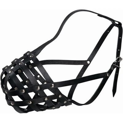Muzzle en Cuir Julius K9 - S-M - Publicité Muzzle en Cuir Julius K9 - S-M - Publicité