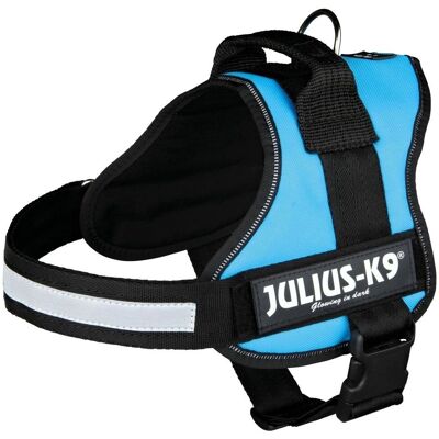 Harnais Julius-K9 Aquamarine - Sportif, Réglable, Réfléchissant Harnais Julius-K9 Aquamarine - Sportif, Réglable, Réfléchissant