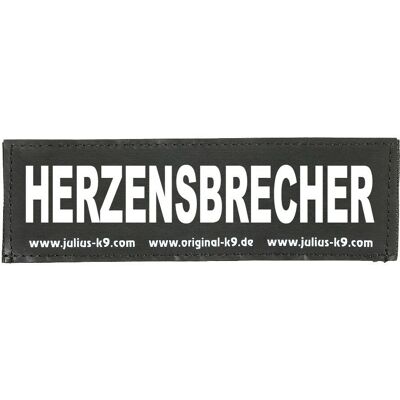 Julius K9 Herzensbrecher XS Reflecterende Stickerset - Hondenharness Accessoire Julius K9 Herzensbrecher XS Reflecterende Stickerset - Hondenharness Accessoire