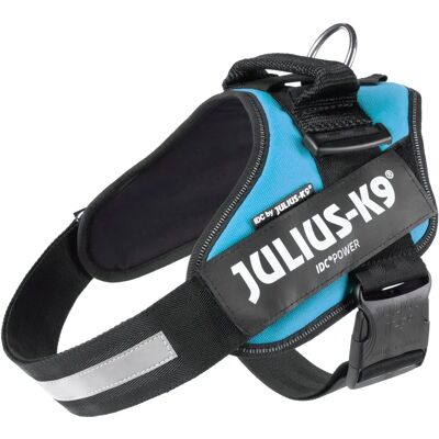 Julius-K9 Powerharness - Arnés para perros - Aguamarina - Tamaño 1 Julius-K9 Powerharness - Arnés para perros - Aguamarina - Tamaño 1