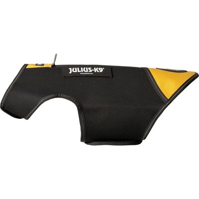 Julius-K9 IDC Neoprene Dog Jacket - Black/Yellow - Cold Protection Julius-K9 IDC Neoprene Dog Jacket - Black/Yellow - Cold Protection