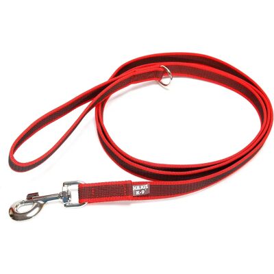 Julius K9 Rote gummierte Leine mit rotem Griff - Leine Julius K9 Rote gummierte Leine mit rotem Griff - Leine