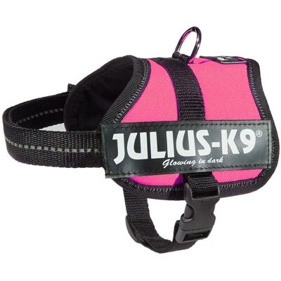 Imbracatura Fucsia Julius K9 - Cane, Regolabile, Riflettente Imbracatura Fucsia Julius K9 - Cane, Regolabile, Riflettente
