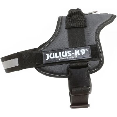 JULIUS-K9 Power Harness - Anthracite - Size 1 - Adjustable, Waterproof Dog Harness JULIUS-K9 Power Harness - Anthracite - Size 1 - Adjustable, Waterproof Dog Harness