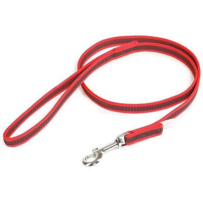 JULIUS-K9 Rote gummierte Leine mit rotem Griff - Leash JULIUS-K9 Rote gummierte Leine mit rotem Griff - Leash