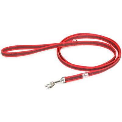 Julius-K9 K9 C&G Linie Hundeleine - Rot/Grau - 14mm/1,8m Julius-K9 K9 C&G Linie Hundeleine - Rot/Grau - 14mm/1,8m