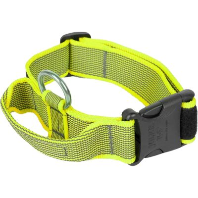 Julius-K9 Yellow & Gray Dog Collar with Handle - Dog Collar Julius-K9 Yellow & Gray Dog Collar with Handle - Dog Collar