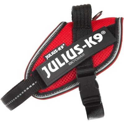 Julius-K9 Powair Red Summer Lightweight Dog Harness Julius-K9 Powair Red Summer Lightweight Dog Harness