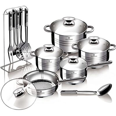 BERLINGER HAUS BL-3133 Sada nádobí Gourmet Line 17 ks BERLINGER HAUS BL-3133 Sada nádobí Gourmet Line 17 ks